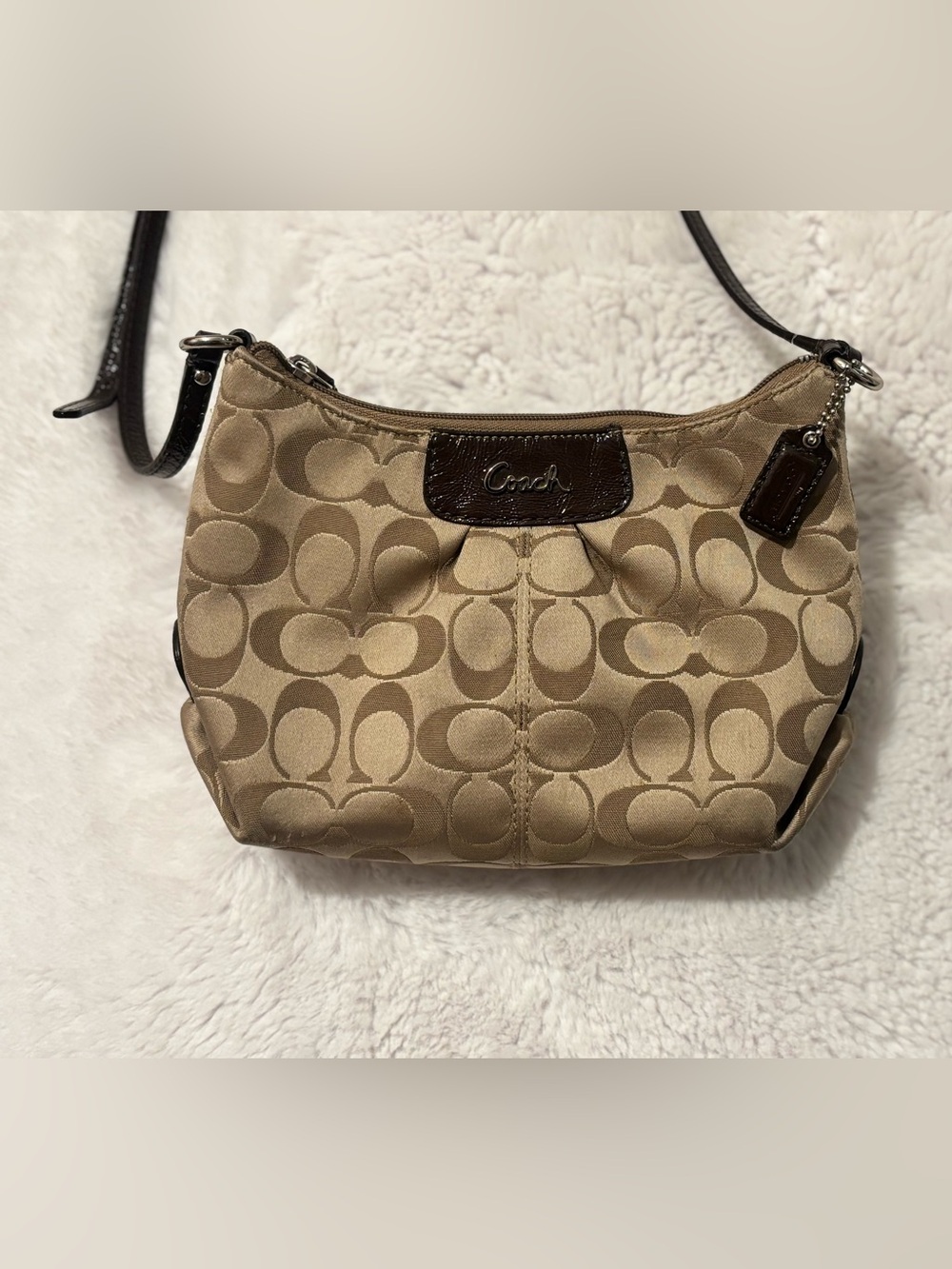 Vintage Y2K Coach Ashley Signature Swingpack Mini Bag